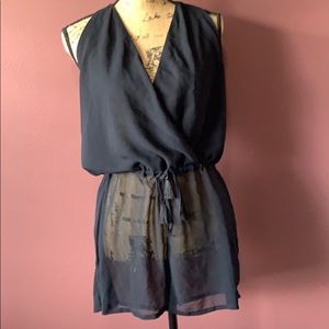 Michael Kors Sheer Halter romper cover-up NWT